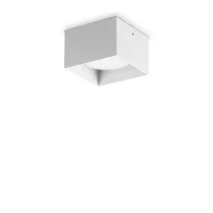 Ideal Lux Spike Square Surface Mounted Downlight White