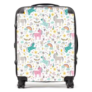 Unicorn And Rainbows Suitcase - Large