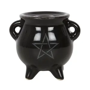 Something Different Cauldron Incense Holder Black (One Size)