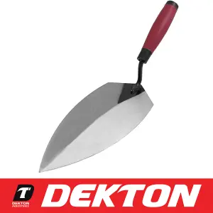 Dekton Brick Laying Trowel Builder Plastering Cement Mortar Soft Grip 11"