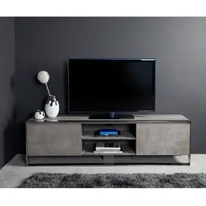 Kelton 2 Door Grey Entertainment Unit / TV Stand