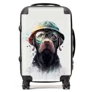 Labrador Retriever Dog Splashart Suitcase - Cabin