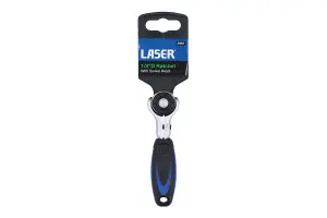 Laser Tools 3981 Compact Swivel Head Ratchet 1/4"D