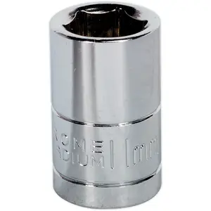 11mm Chrome Plated Drive Socket - 3/8" Square Drive for High Performance