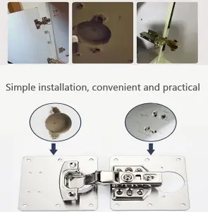 Nes Home Cabinet Door Hinge Repair Plate