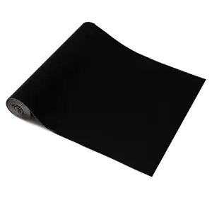 d-c-fix Premium Felt Velour Black Self Adhesive Vinyl Wrap for Crafts and Decoration 5m(L) 45cm(W)