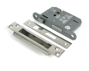 From The Anvil Polished Chrome 3" 5 Lever BS Sash Lock KA