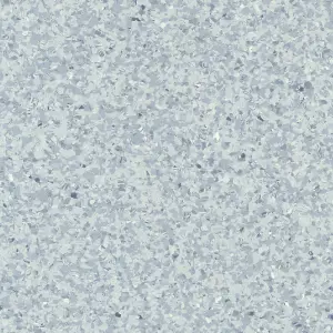 Blue Mosaic Effect Vinyl Flooring, Anti-Slip Contract Commercial Vinyl Flooring with 2.0mm Thickness-2m(6'6") X 2m(6'6")-4m²