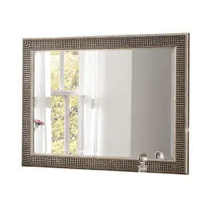 Abbie Glass Flat Wall Mirror 105.5cm H x 128.5cm W