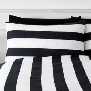 Bold Stripe 180 Thread Count Duvet Cover Set SuperKing Duvet Cover Set + 2 Standard Pillowcases