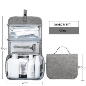 Grey Large Capacity Portable Waterproof Foldable Storage Bag