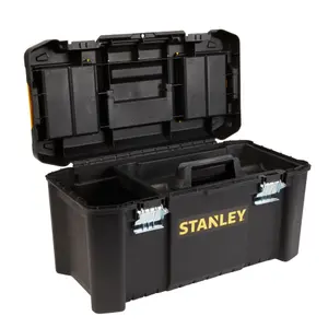 Stanley Black & yellow 19in Toolbox