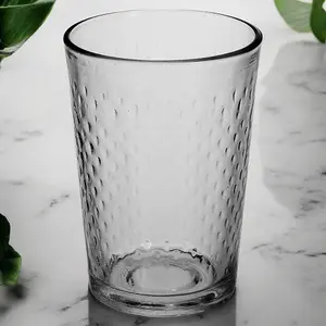 Queensway Home & Dining 200ml 12 Pcs Milano Drinking Glasses Sets Glassware Patterned Water Cup Juice Cocktail Tumbler