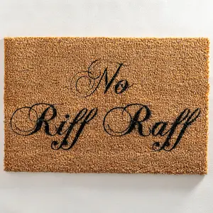 No Riff Raff Doormat - Regular 60x40cm