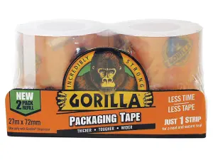 Gorilla - Packaging Tape - 2 x 27m Refill