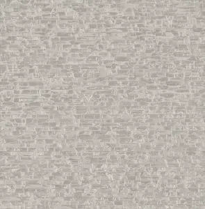 Fine Decor FD24902 Small Bricks Wallpaper, Grey