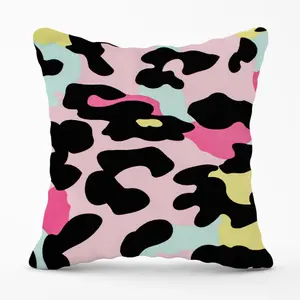 Colourful Leopard Print Cushions 45cm x 45cm