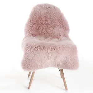 Pink Irregular Shaped Ultra-Soft Plush Shaggy Area Rug 90cm (L) x 60cm (W)