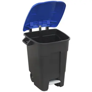 Sealey Refuse/Wheelie Bin with Foot Pedal 100L - Blue BM100PB