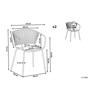 Boghos Dining Chair (Set of 2) Gold