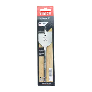 Timco - Flat Wood Bit (Size 38.0 x 152 - 1 Each)