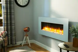 Holbeck White Wall Mounted Electric Fire