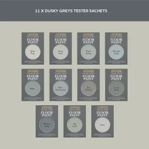 Rust-Oleum Grey Chalky Floor Paint Tester Samples - 10ml