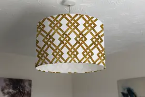 Golden twisted stripes (Ceiling & Lamp Shade) / 45cm x 26cm / Lamp Shade