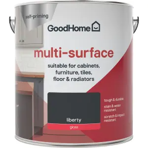 GoodHome Durable Liberty Gloss Multi-surface paint, 2L