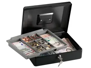 Secure Your Valuables with the Master Lock Medium Cash Box Featuring Keyed Lock