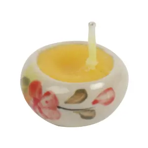 Set of 5 Scented Candles With Small Round Shaped Holders by Laeto Ageless Aromatherapy - FREE DELIVERY INCLUDED