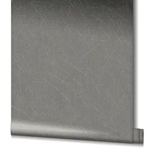 Galerie Air Collection Grey Scored Effect Sheen Textured Wallpaper Roll