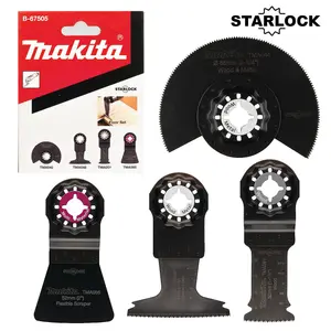 Makita Starlock Multi Tool 4 Piece Floor Set Plunge Segment Blade DTM52 DTM51