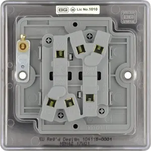 BG Black Nickel 20A 2 way 2 gang Light Switch