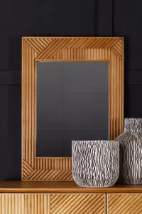 Interiors by Premier Jakara Natural Wall Mirror