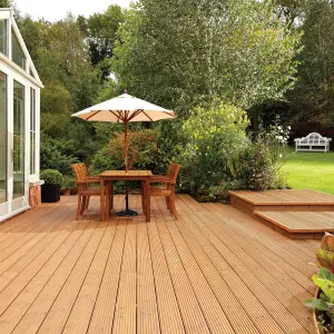 Ronseal Ultimate protection Country oak Matt Decking Wood stain, 5L