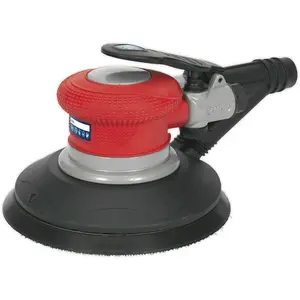 150mm AIR Random Orbital Palm Sander & DUST HOSE - 1/4" BSP - Hook & Loop Pad