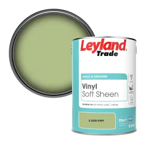 Leyland Trade Vinyl Soft Sheen Walls & Ceilings Emulsion Paint (S 2030-G40Y) - 5L