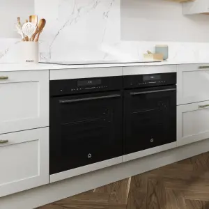 GoodHome GHPYOVTC72 Built-in Single Multifunction pyrolytic Oven - Gloss black