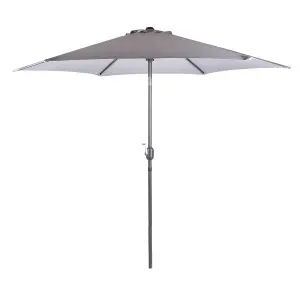 Alfresia Grey 2.7 Metre Garden Parasol