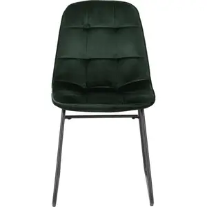 Mizer Upholstered Dining Chair (Set of 2) Green