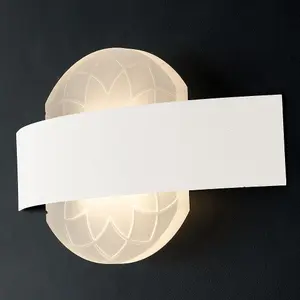 Luminosa HIMALAYA LED Wall Light White 800lm 4000K 24x13x5.5cm