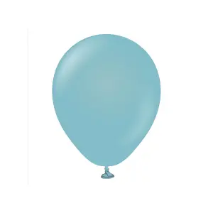 Kalisan Latex Retro Balloons (Pack of 100) Blue Gl (One Size)