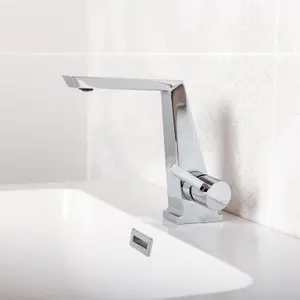 Etna Polished Chrome Deck-mounted Basin Mono Mixer Tap