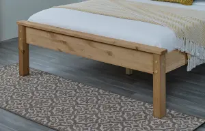 3'0 Single, Dorset Bed Frame,  Solid Brazilian Pine wood, Waxed