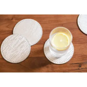 Maison by Premier Knightsbridge Set Of 4 Round Coasters