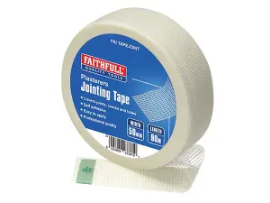 Faithfull 08045090TB PT1-50 Plasterer's Joint Tape 50mm x 90m FAITAPEJOINT