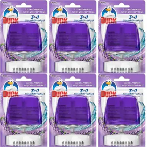 Toilet Duck Rimblock Holder Purple, 55ml (Pack of 6)