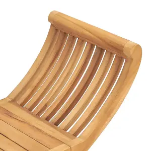 Berkfield Garden Bench 120 cm Solid Teak Wood