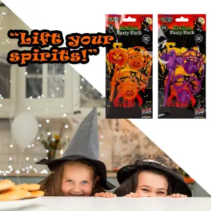 Halloween Glow Stick Pack Pumpkin-Skull-Bat-1 Piece Mystery Bag  MultiColour